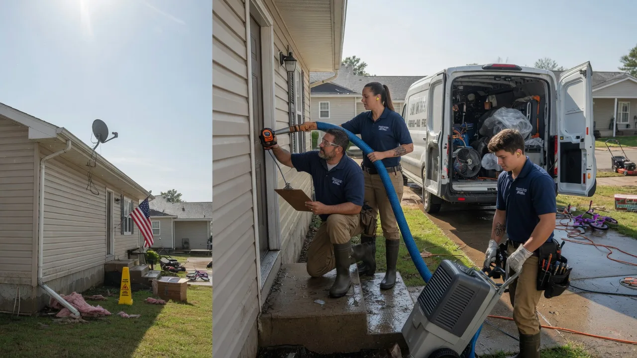Ceiling Water Damage Restoration in Shirley, IL near me